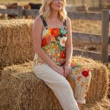 Casra | Floral Relaxed Jumpsuit