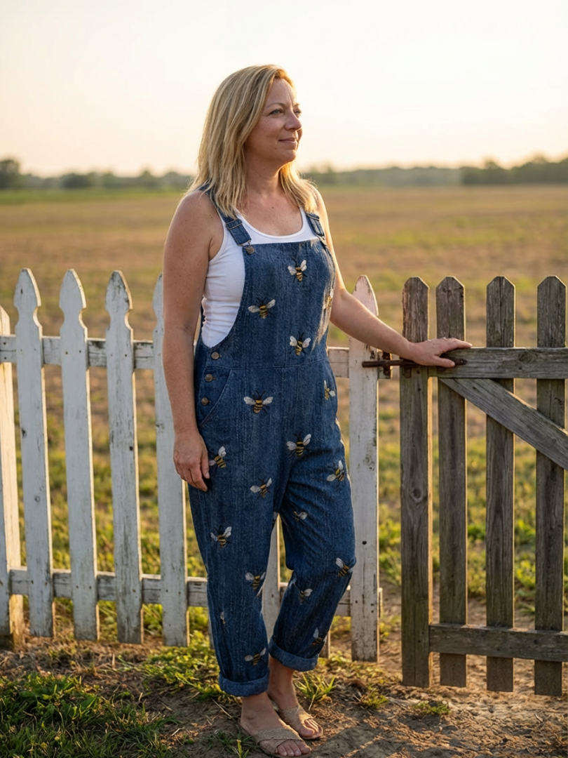 Fiothea | Bee Strap Jumpsuit