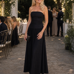 Sabwyn | Strapless Ruched Bodice Midi Dress