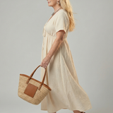Viora | Nature Shape Midi Dress