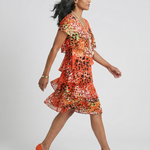 Casda | Speckled Tier Knee Length Dress