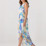 Thalrose | One Shoulder Floral Print Midi Dress