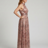 Fleurina | Textured Finish Sleeveless Midi Dress