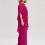Surisette | Layered Chiffon Two Piece Pant Set