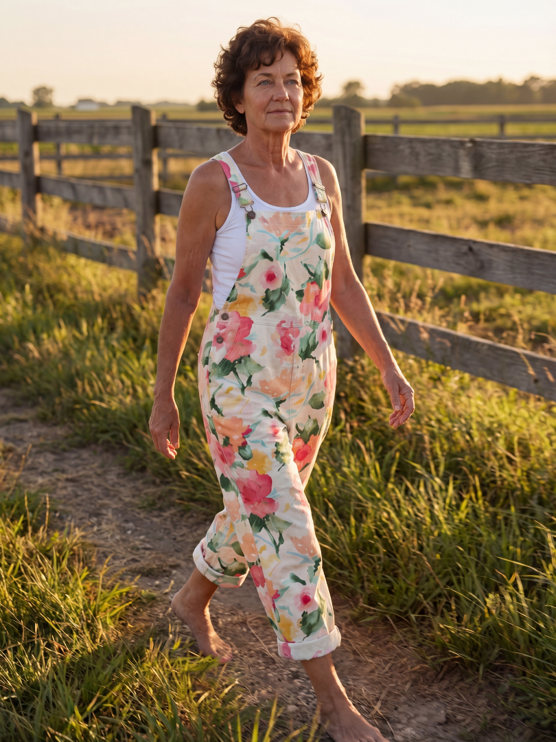 Saffney | Soft Floral Jumpsuit