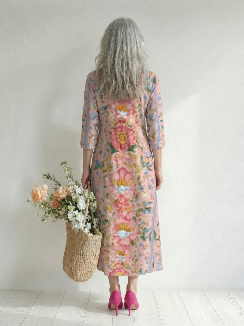 Mirana | Light Form Floral Midi Dress