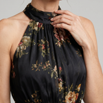 Serathea | Floral Halter Neck Midi Dress
