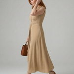 Kalmae | Clean Tie Midi Dress