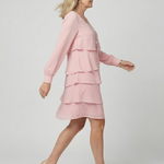 Liana | Clean Layered Knee Length Dress