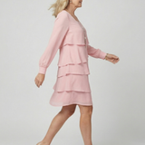 Liana | Clean Layered Knee Length Dress