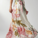 Celsette | Light Floral Maxi Dress