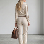 Valetta | Zip Front Fitted Waist Jumpsuit