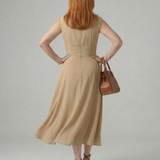 Kalmae | Clean Tie Midi Dress