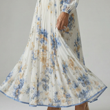 Serlia | Pleated Wrap Midi Dress