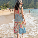 Briala | Coastal Floral Midi Dress