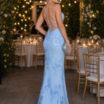 Talialette | Spaghetti Strap Corset Bodice Maxi Dress