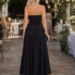 Sabwyn | Strapless Ruched Bodice Midi Dress