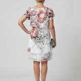 Cormarie | Clean Floral Knee Length Dress