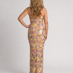 Corasia | Ditsy Floral Sleeveless Bodycon Midi Dress