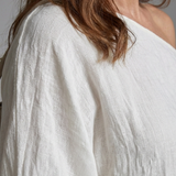 Pruwen | One Shoulder Draped Maxi Dress