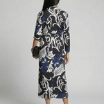 Sabnia | Relaxed Wrap Midi Dress
