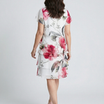Selra | Soft Petal Layered Knee Length Dress