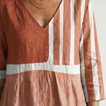 Liorarose | Easy Mixed Stripe Midi Dress