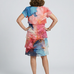 Esmewen | Poised Marble Knee Length Dress