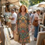 Wilrina | Easy Shape Garden Midi Dress