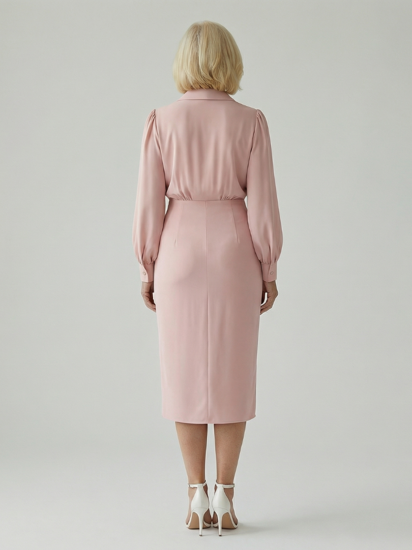 Tovana | Calm Front Midi Dress