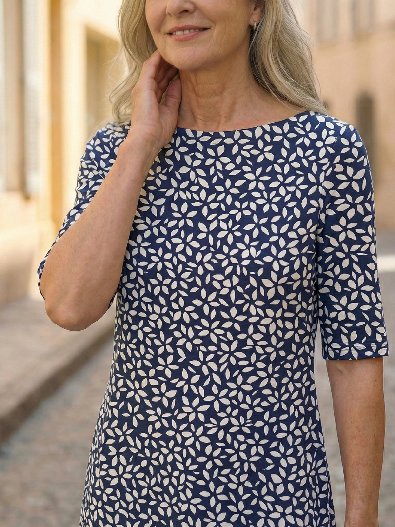 Giana | Coastal Pattern Dress