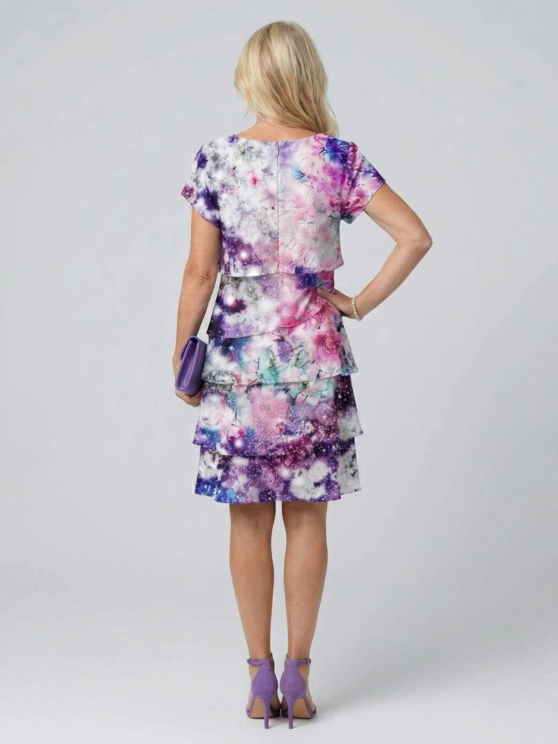Fleurwynne | Light Bloom Knee Length Dress