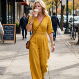 Wrennamae | Cross Front Wide Leg Jumpsuit