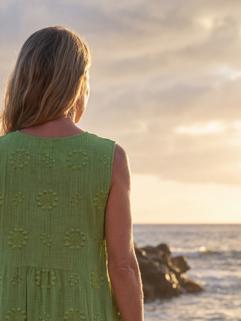 Tamsinda | Garden Texture Midi Dress
