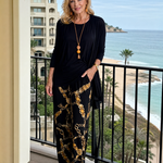 Bribelle | Layered Tunic And Printed Pant Set