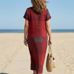 Velney | Relaxed Line Midi Dress