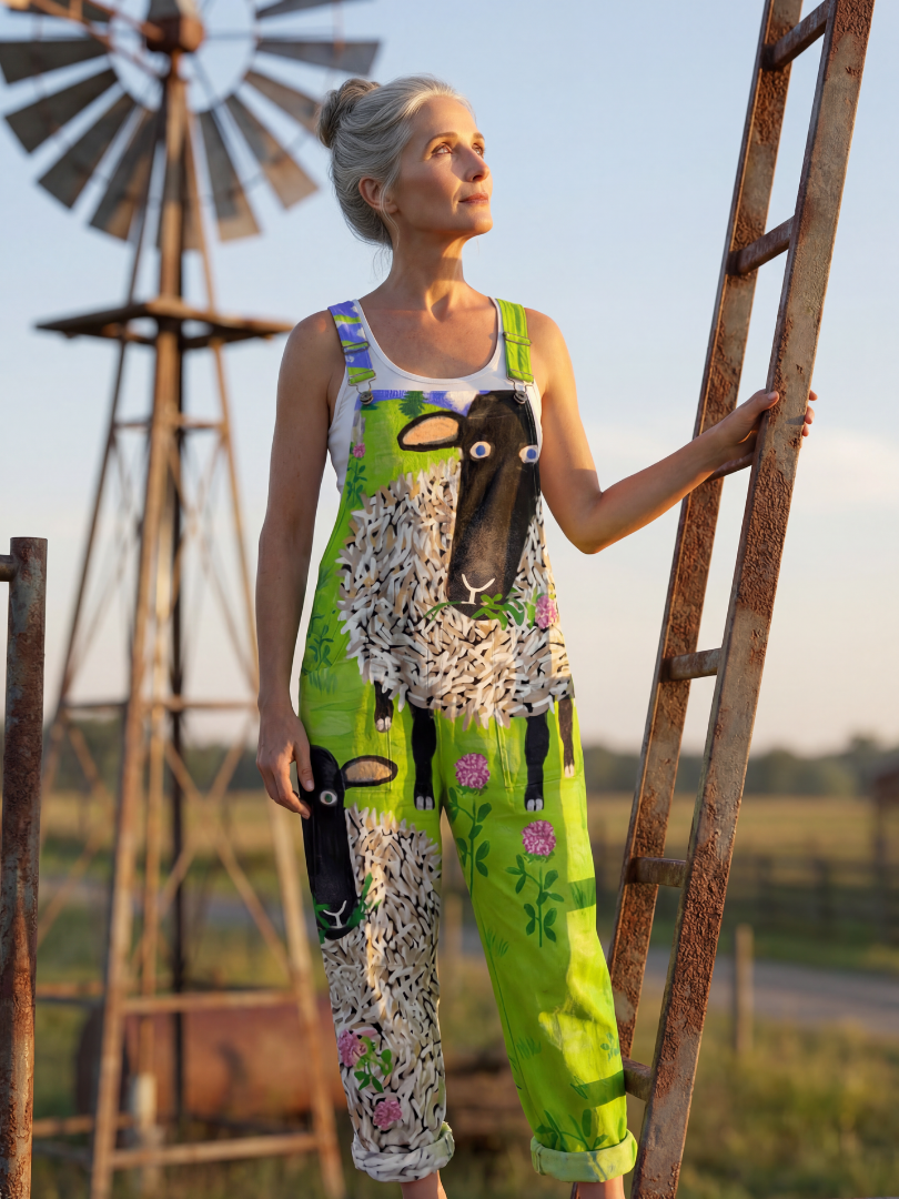 Belette | Wool Print Jumpsuit
