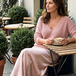 Lunwyn | Bias Fall Satin Skirt Knit Layer Set