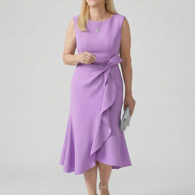 Tamsinla | Simple Drape Midi Dress