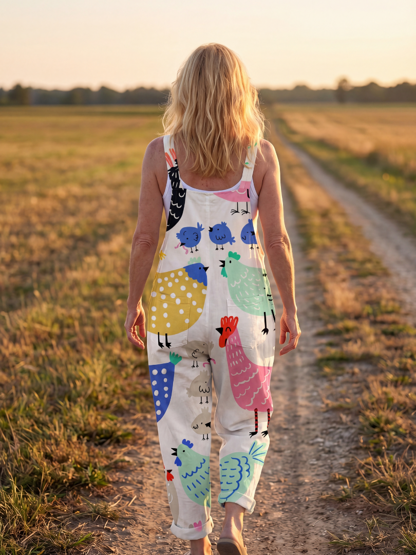 Neva | Everyday Motif Strap Jumpsuit