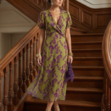 Marine | Relaxed Floral Midi Dress
