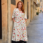 Solsia | Wildflower Print Everyday Swing Midi Dress