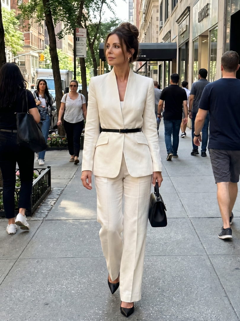 Mirassa | Structured Stand Collar Tailored Suit