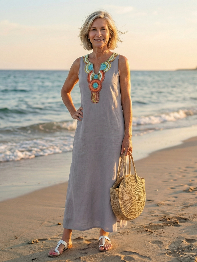 Belmae | Airy Flow Midi Dress