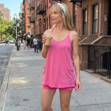 Belvia | Spaghetti Strap Relaxed Fit Mini Dress