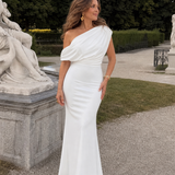 Odalora | One Shoulder Fitted Bodice Maxi Dress