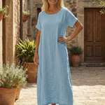 Cassette | Simple Linen Day Dress