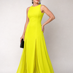Theawyn | Sleeveless High Neck Maxi Dress