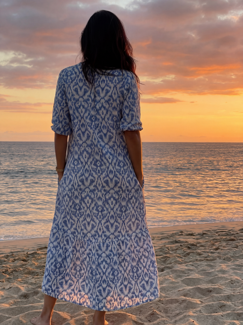 Faesia | Coastal Midi Dress