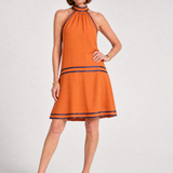 Valwyn | Halter Neck A Line Mini Dress